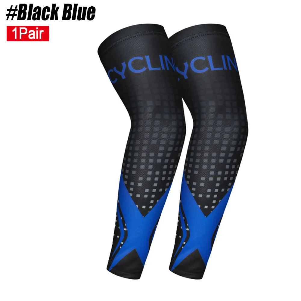 1Pair Sports Cycling Arm Sleeves Anti-Uv Sun Protection Upfarm Compression Cover for Running Basketball Football Fishing