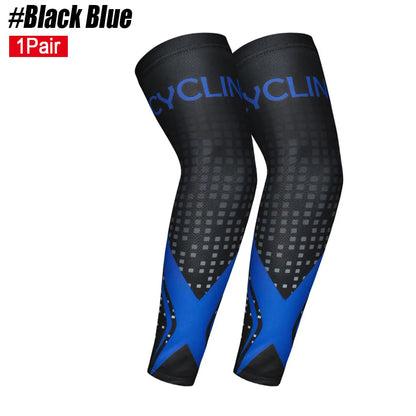 1Pair Sports Cycling Arm Sleeves Anti-Uv Sun Protection Upfarm Compression Cover for Running Basketball Football Fishing