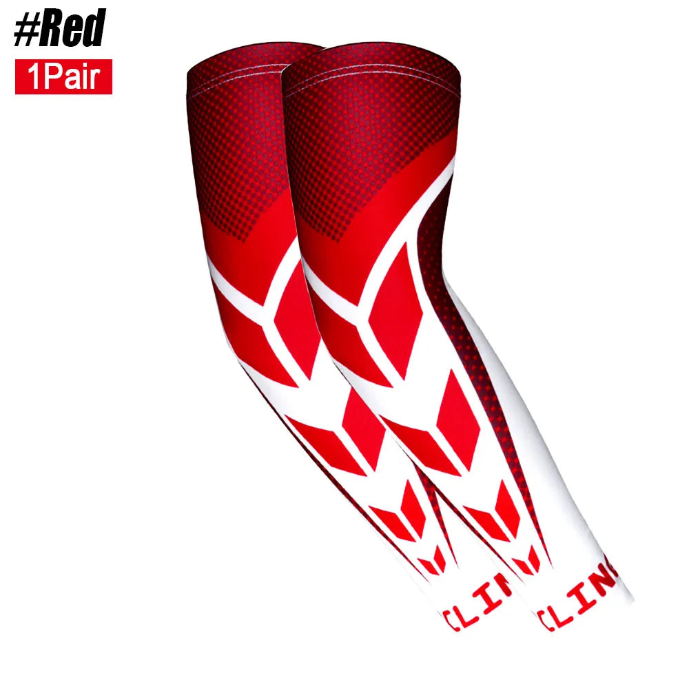 1Pair Sports Cycling Arm Sleeves Anti-Uv Sun Protection Upfarm Compression Cover for Running Basketball Football Fishing