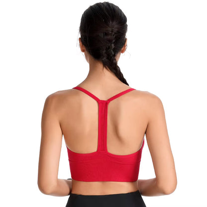 Sports Wear for Women Gym Bra plus Size XXL High Impact Shockproof Wirefree Racerback Running Yoga Workout Top for Fitness