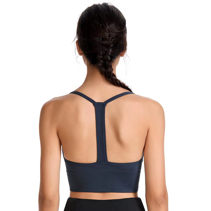 Sports Wear for Women Gym Bra plus Size XXL High Impact Shockproof Wirefree Racerback Running Yoga Workout Top for Fitness